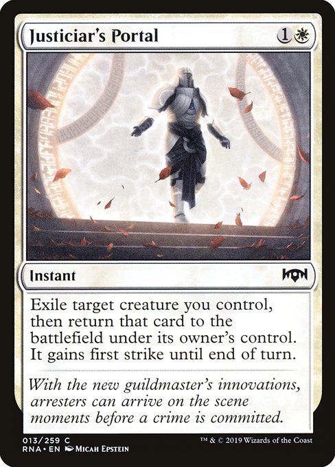 Justiciar's Portal - Ravnica Allegiance Common Card