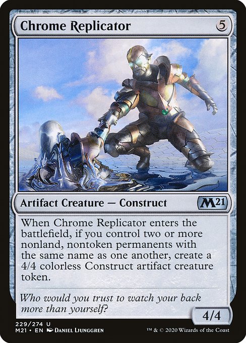 Chrome Replicator - Core Set 2021 Uncommon Card