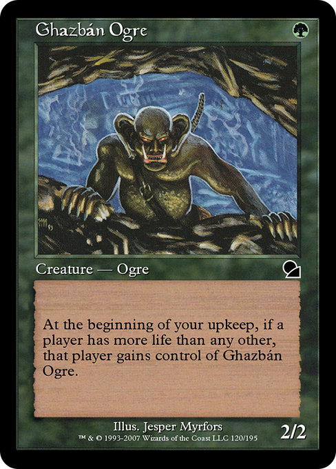 Ghazbán Ogre - Masters Edition Common Card