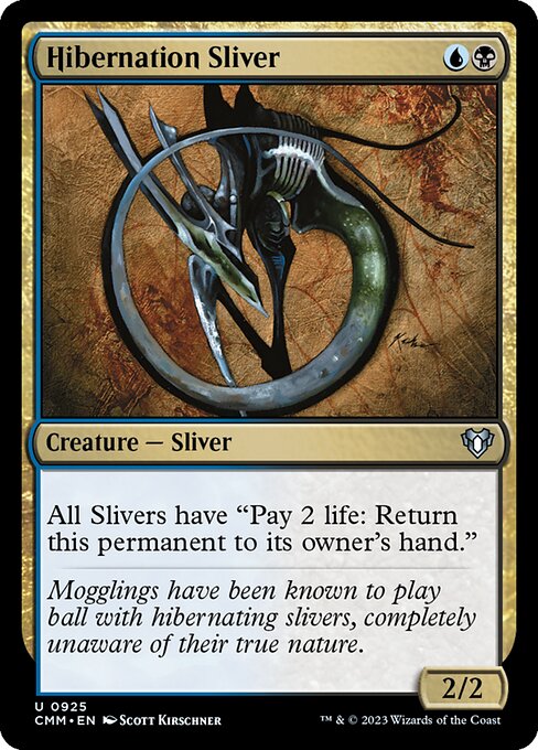 Hibernation Sliver - Commander Masters Uncommon Card