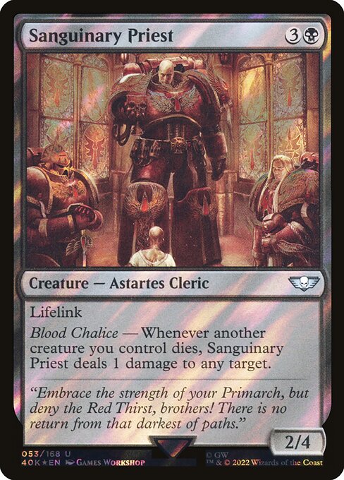 Sanguinary Priest - Warhammer 40,000 Commander Uncommon Card