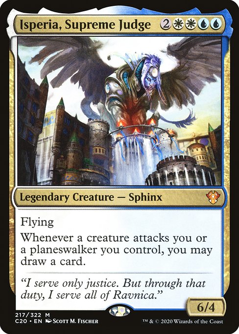 Isperia, Supreme Judge - Commander 2020 Mythic Card