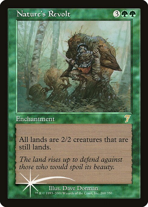 Nature's Revolt - Seventh Edition Rare Card