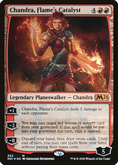 Chandra, Flame's Catalyst - Core Set 2021 Mythic Card