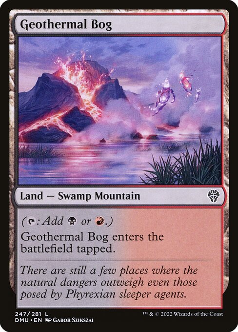 Geothermal Bog - Dominaria United Common Card