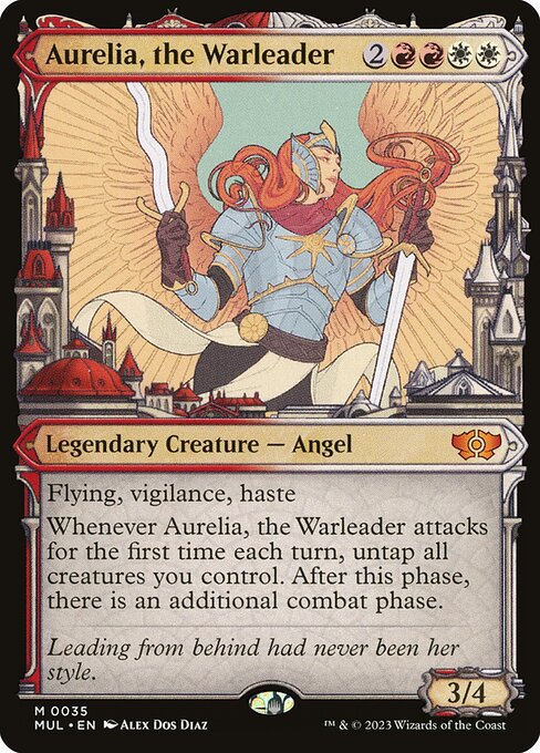 Aurelia, the Warleader - Multiverse Legends Mythic Card