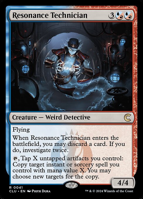 Resonance Technician - Ravnica: Clue Edition Rare Card