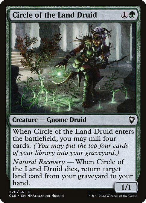 Circle of the Land Druid - Commander Legends: Battle for Baldur's Gate Common Card