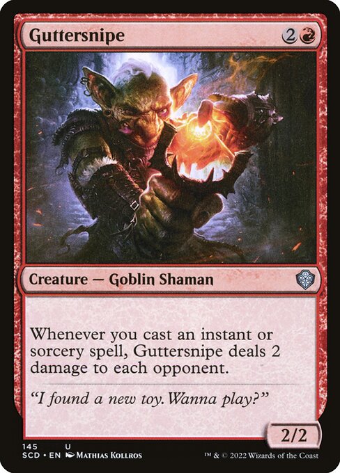 Guttersnipe - Starter Commander Decks Uncommon Card