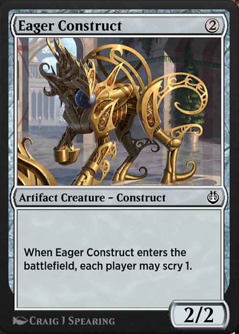 Eager Construct - Kaladesh Remastered Common Card