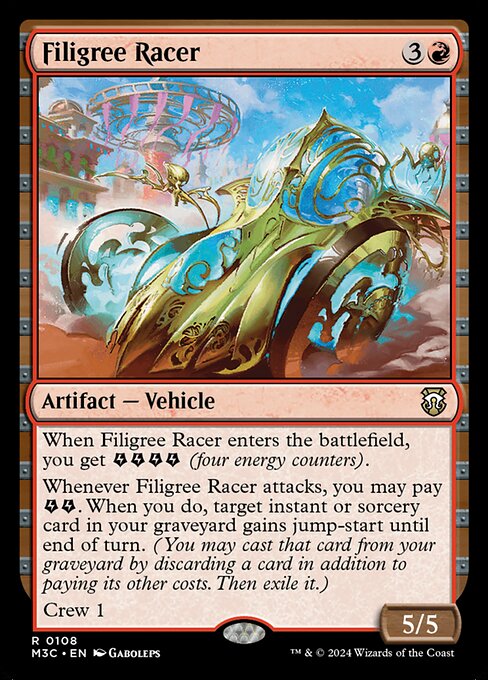 Filigree Racer - Modern Horizons 3 Commander Rare Card