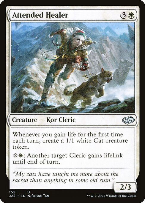 Attended Healer - Jumpstart 2022 Uncommon Card