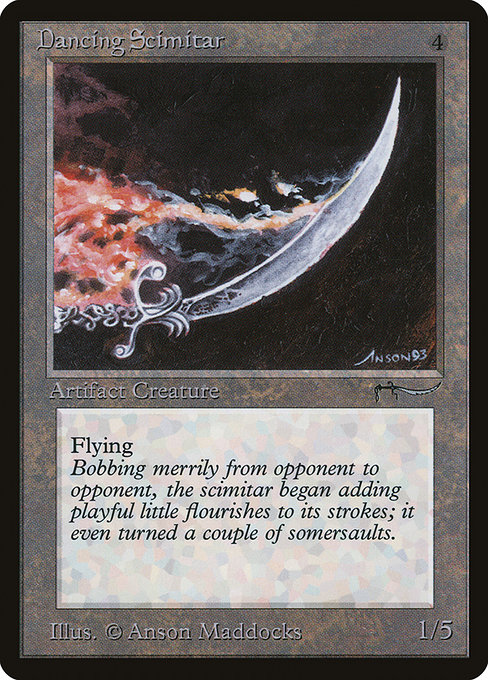 Dancing Scimitar - Arabian Nights Rare Card