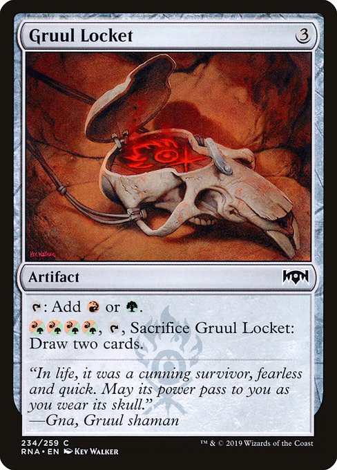 Gruul Locket - Ravnica Allegiance Common Card
