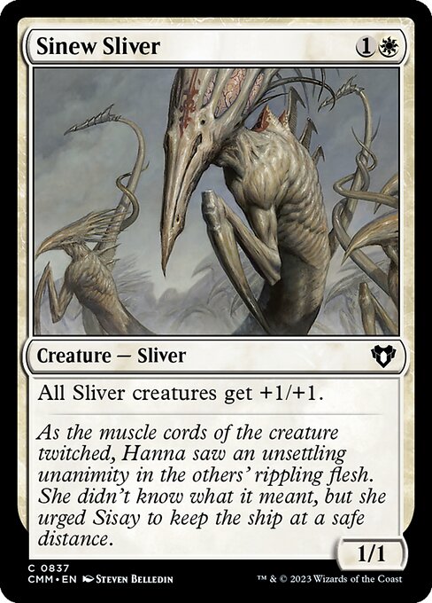 Sinew Sliver - Commander Masters Common Card