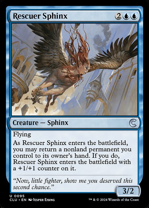 Rescuer Sphinx - Ravnica: Clue Edition Uncommon Card