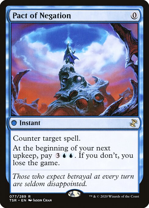 Pact of Negation - Time Spiral Remastered Rare Card