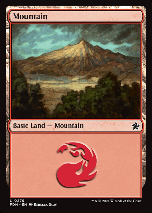 Mountain - Foundations Common Card