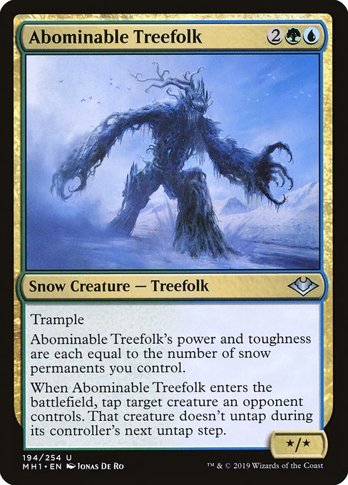 Abominable Treefolk - Modern Horizons Uncommon Card