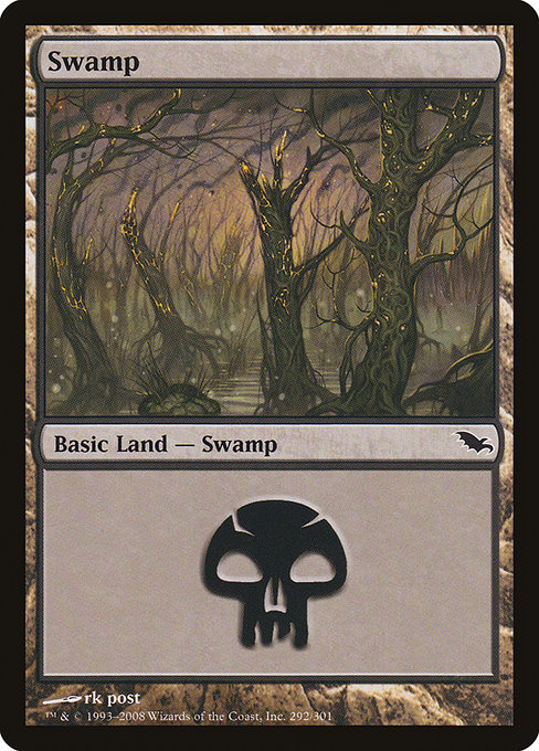 Swamp - Shadowmoor Common Card