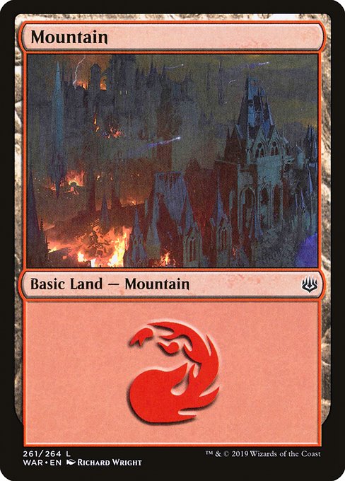 Mountain - War of the Spark Common Card