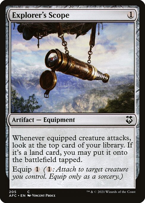 Explorer's Scope - Forgotten Realms Commander Common Card