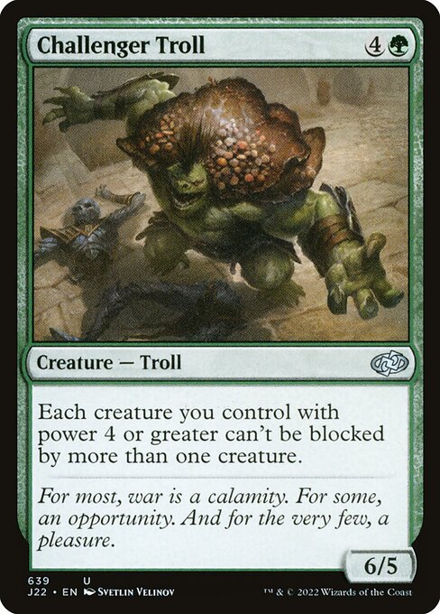 Challenger Troll - Jumpstart 2022 Uncommon Card