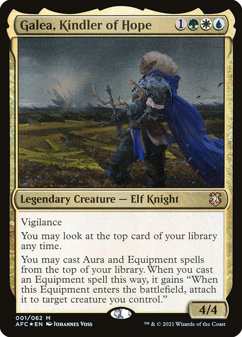 Galea, Kindler of Hope - Forgotten Realms Commander Mythic Card