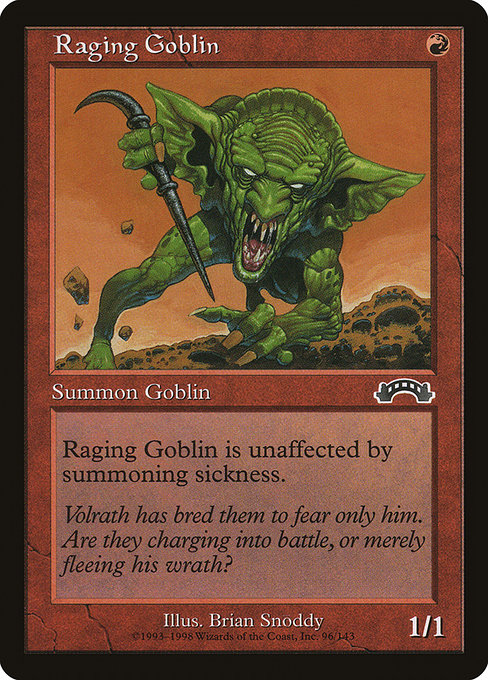 Raging Goblin - Exodus Common Card
