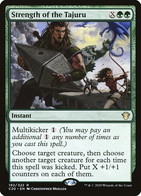 Strength of the Tajuru - Commander 2020 Rare Card