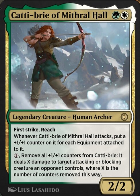 Catti-brie of Mithral Hall - Alchemy Horizons: Baldur's Gate Rare Card