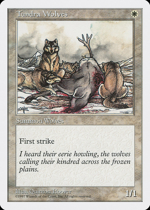 Tundra Wolves - Fifth Edition Common Card