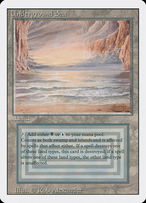 Underground Sea - Revised Edition Rare Card