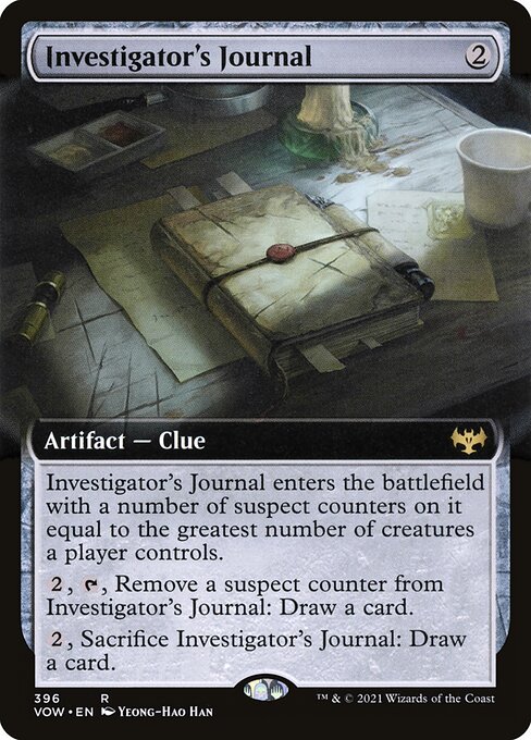 Investigator's Journal - Innistrad: Crimson Vow Rare Card