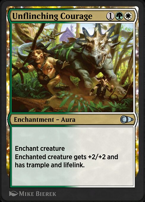 Unflinching Courage - Pioneer Masters Uncommon Card