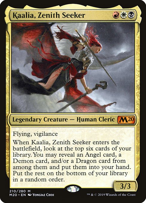 Kaalia, Zenith Seeker - Core Set 2020 Mythic Card