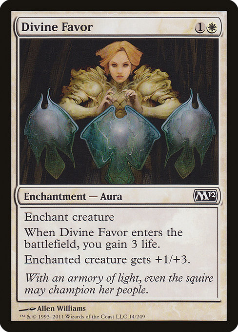 Divine Favor - Magic 2012 Common Card
