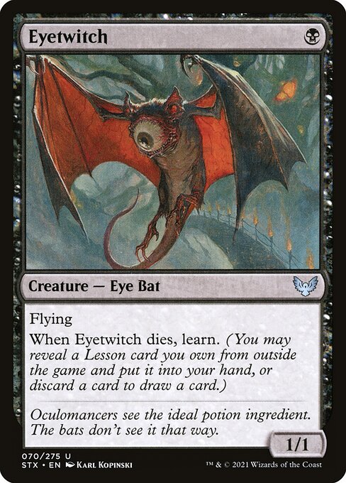 Eyetwitch - Strixhaven: School of Mages Uncommon Card