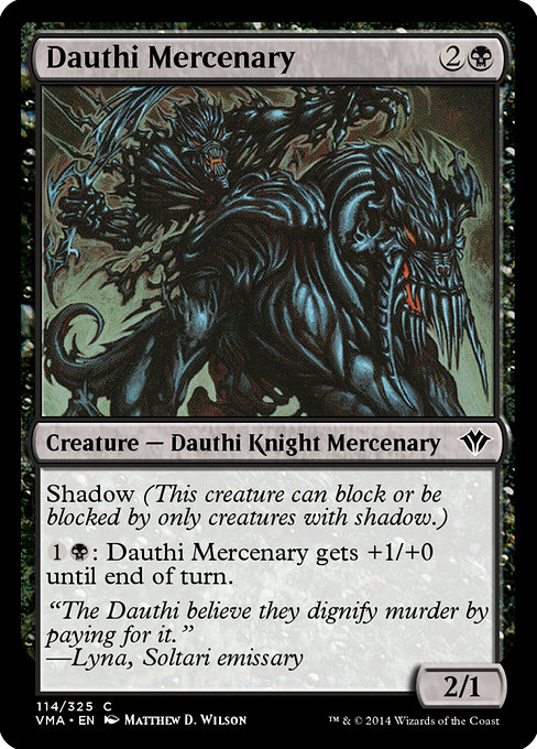 Dauthi Mercenary - Vintage Masters Common Card