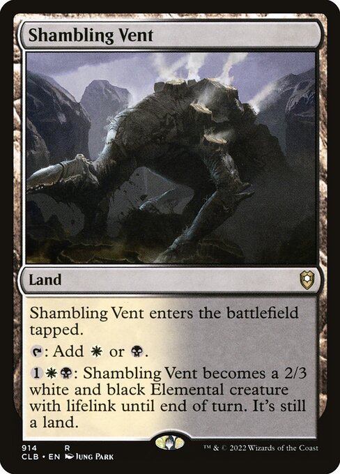 Shambling Vent - Commander Legends: Battle for Baldur's Gate Rare Card