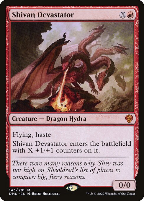 Shivan Devastator - Dominaria United Mythic Card