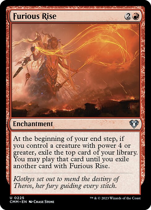 Furious Rise - Commander Masters Uncommon Card