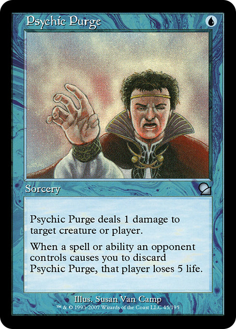 Psychic Purge - Masters Edition Uncommon Card