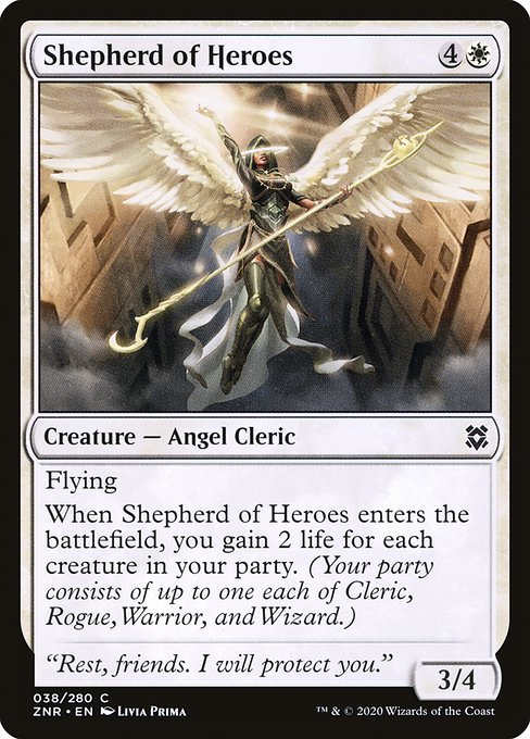 Shepherd of Heroes - Zendikar Rising Common Card