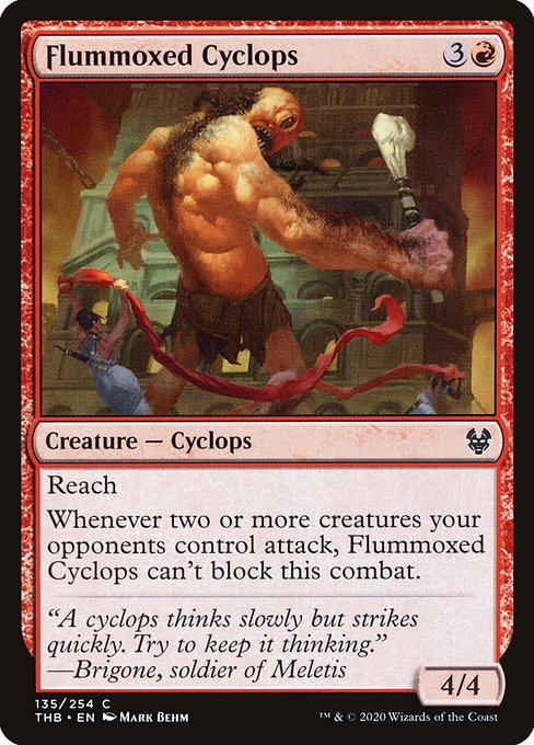 Flummoxed Cyclops - Theros Beyond Death Common Card
