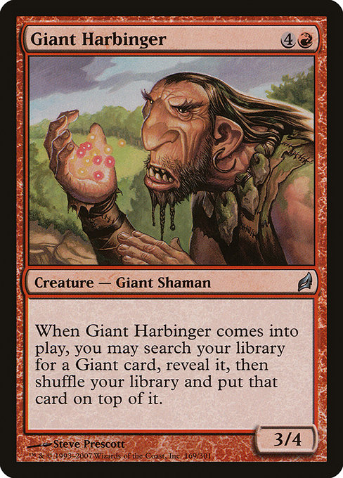 Giant Harbinger - Lorwyn Uncommon Card
