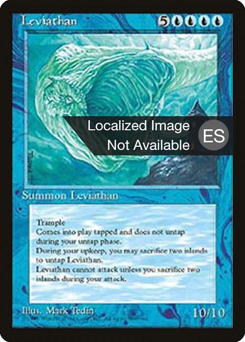 Leviathan - Fourth Edition Foreign Black Border Rare Card