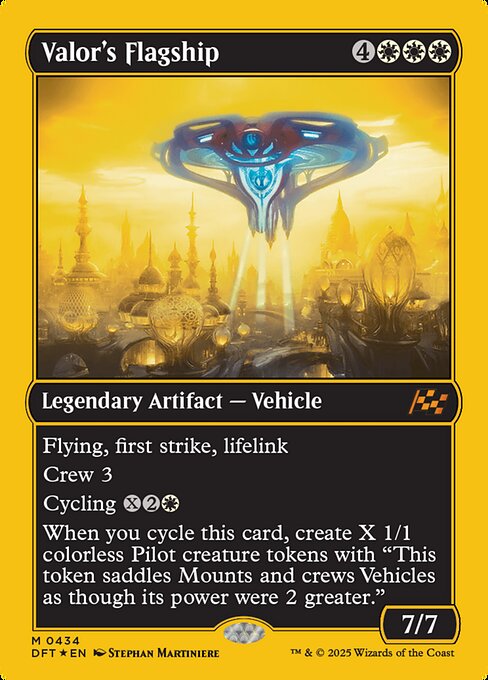 Valor's Flagship - Aetherdrift Mythic Card