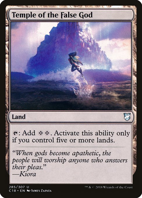 Temple of the False God - Commander 2018 Uncommon Card