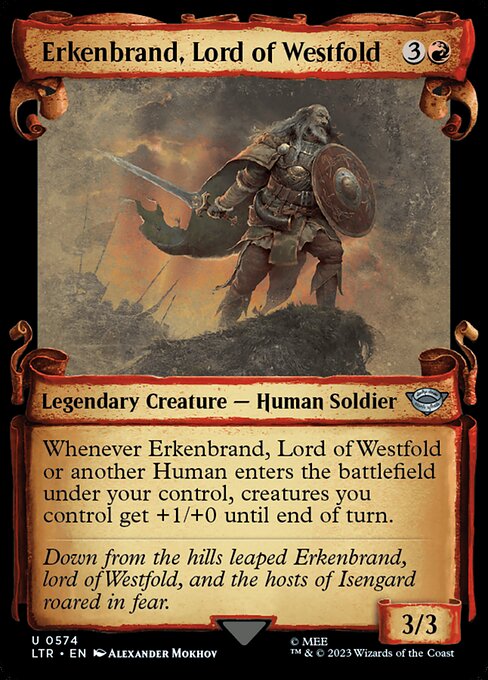 Erkenbrand, Lord of Westfold - The Lord of the Rings: Tales of Middle-earth Uncommon Card